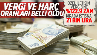 2023 vergi ve harç oranları belli oldu