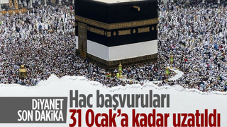 2023 yılı hac kayıt başvuru süresi uzatıldı