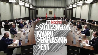  2023 yılının ilk kabine toplantısı bugün yapılacak