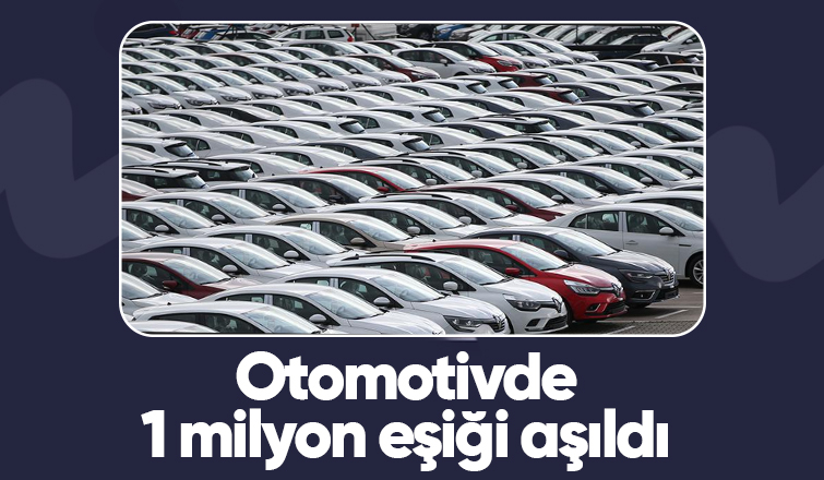 2024'de 1 milyondan fazla otomotiv satıldı