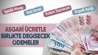 2024'te verilecek asgari ücret belli oldu! Asgari ücretle birlikte değişecek ödemeler