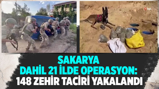 21 ilde operasyon: 148 zehir taciri yakalandı