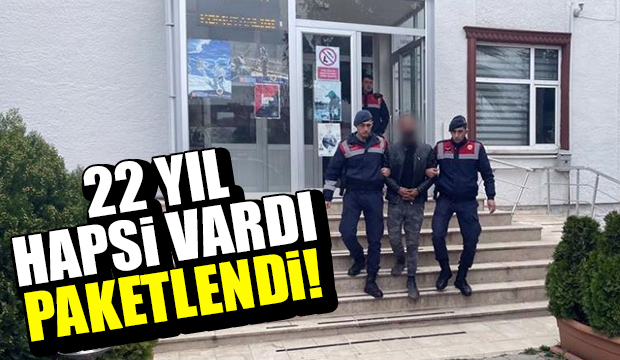 22 cezası vardı, jandarma yakaladı