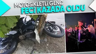 23 yaşındaki motosikletli gencin feci ölümü