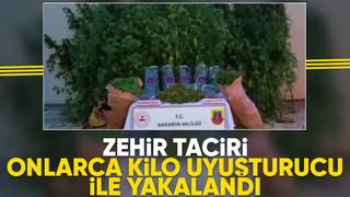 24 kilo esrar ve 10 kilogram skunk ile yakalandı