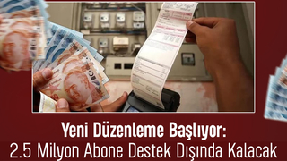 2.5 Milyon abone için elektrik desteği bitiyor