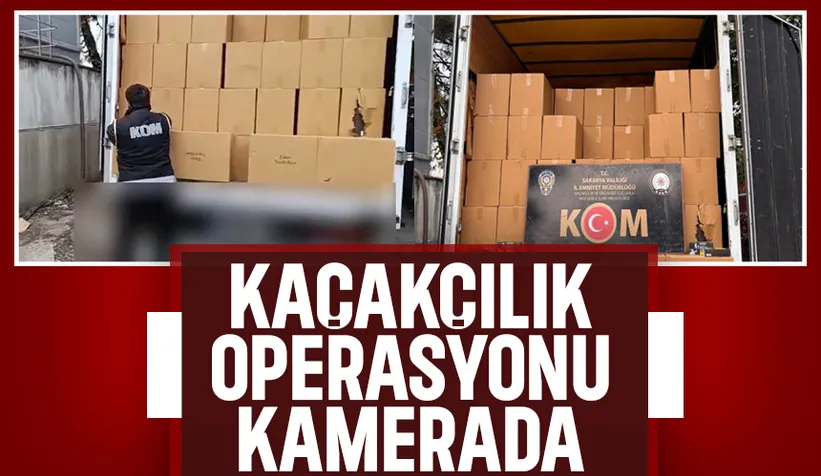 250 bin adet boş makaron ele geçirildi