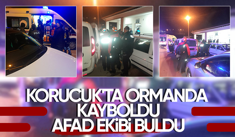 26 yaşındaki genç Korucuk'ta ormanda kayboldu