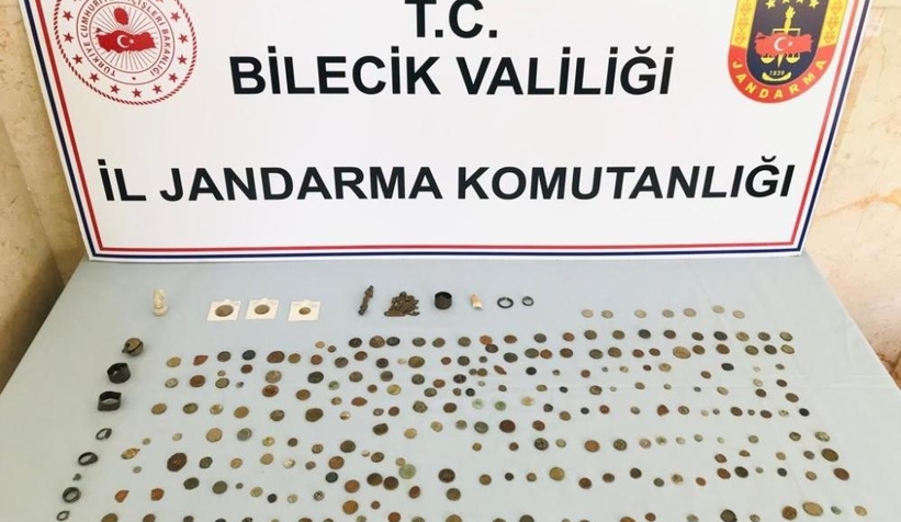 262 adet sikke ele geçirildi