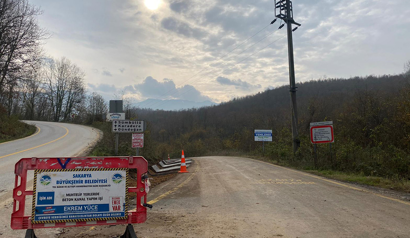 3 ilçede daha 14 bin metre V kanal