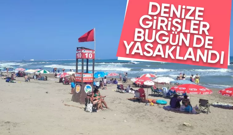 3 ilçede denize girişler yasaklandı