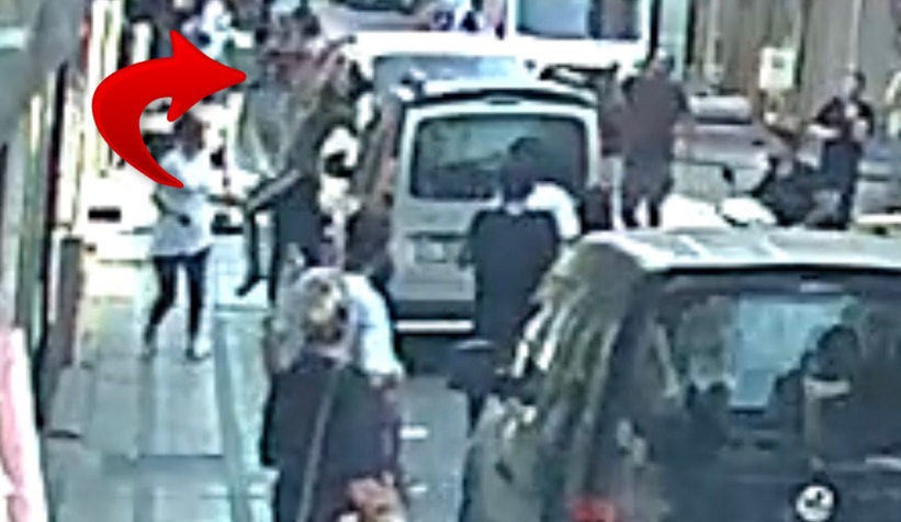 3. kattan düşen çocuğu esnaf havada yakaladı