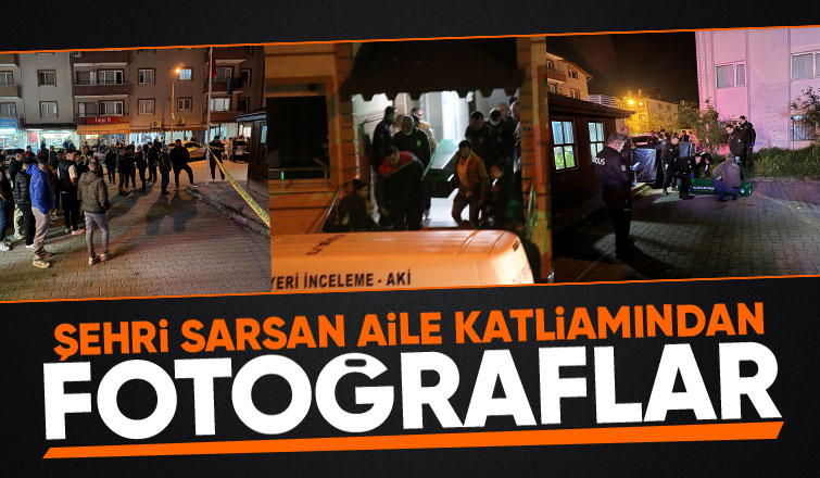 3 kişinin öldüğü aile faciasından fotoğraflar