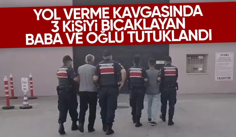 3 kişiyi bıçaklayan baba ve oğlu tutuklandı