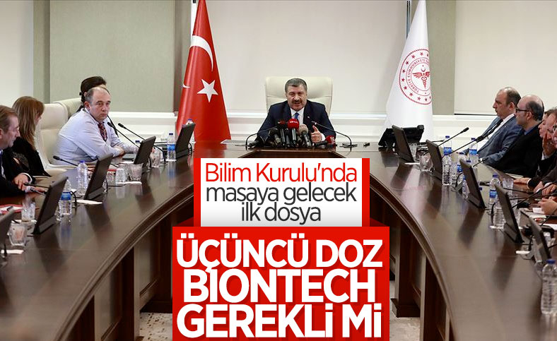 3'üncü doz BioNTech takvimi Bilim Kurulu'nda görüşülecek
