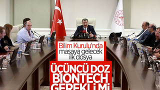 3'üncü doz BioNTech takvimi Bilim Kurulu'nda görüşülecek