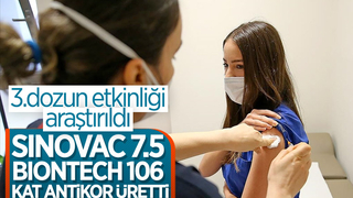 3'üncü dozun etkinliği araştırıldı