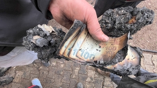 30 bin TL’lik birikimi kül oldu