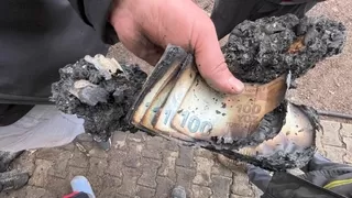 30 bin TL’lik birikimi kül oldu