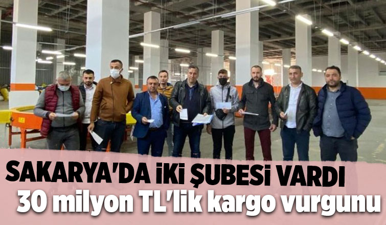 30 milyon TL'lik kargo vurgunu