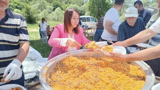 30 yıl aradan sonra ilçe halkı şükür duasında buluştu