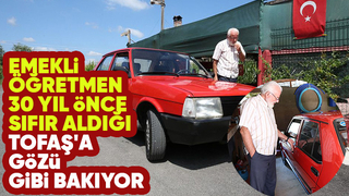 30 yıllık Tofaş'ını ilk günlü gibi koruyor