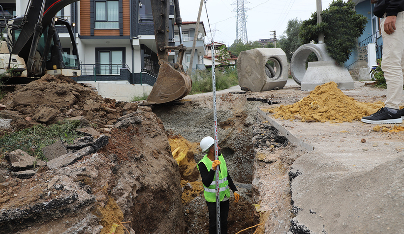 32 Evler’de yağmursuyu altyapısı güçlendiriliyor