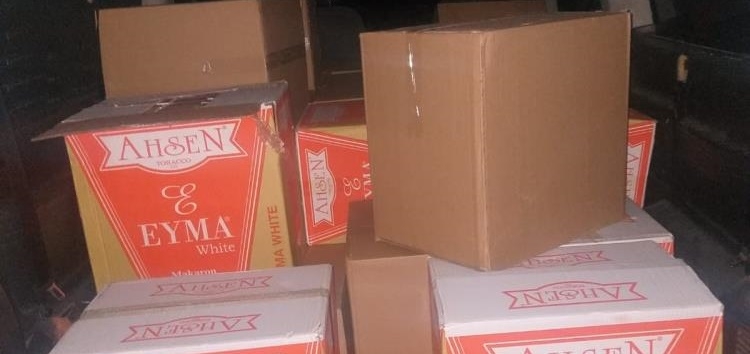 320 bin adet kaçak makaron ele geçirildi