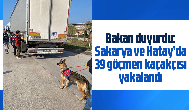 39 göçmen kaçakçısı organizatör yakalandı