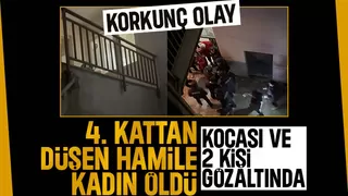 4. kattan düşen hamile kadın öldü, kocası gözaltında