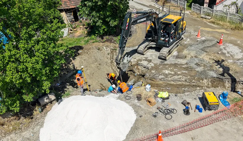 4 mahallenin 12 kilometrelik yeni hattı tamamladı