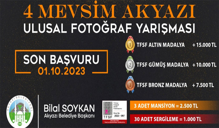 4 Mevsim Akyazı’da Yaşam  fotoğraf yarışması başladı 