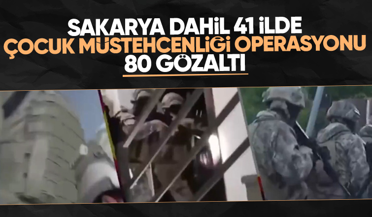 41 ilde çocuk müstehcenliği operasyonu
