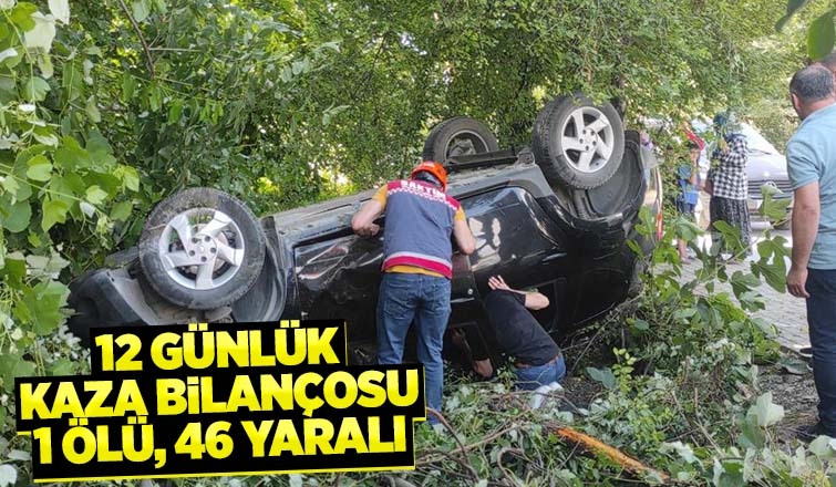 41 kazada bir kişi öldü, 46 kişi yaralandı