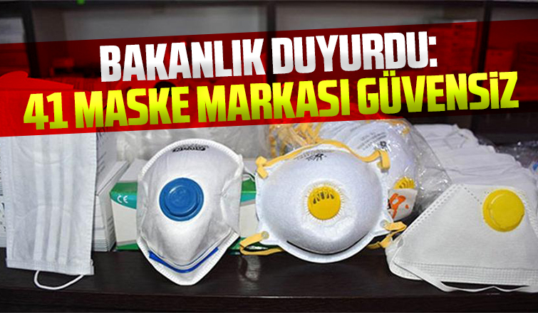 41 maske markası güvensiz çıktı