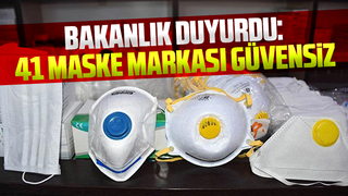 41 maske markası güvensiz çıktı