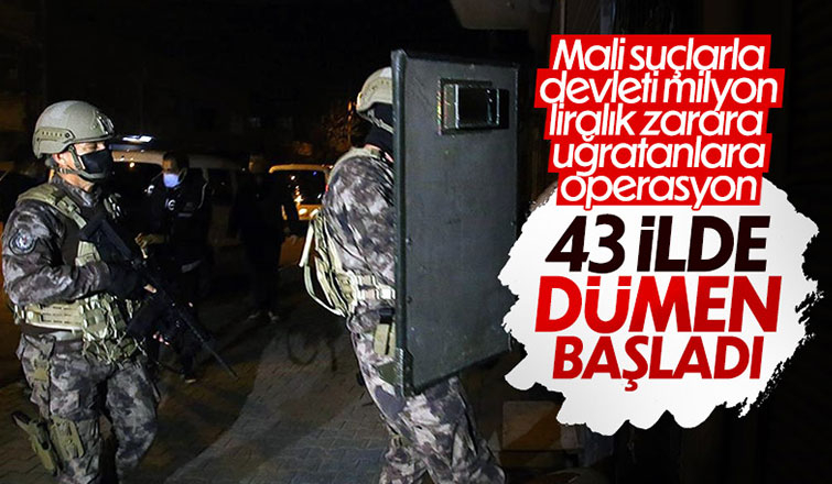 43 ilde eş zamanlı dümen operasyonu: 226 gözaltı