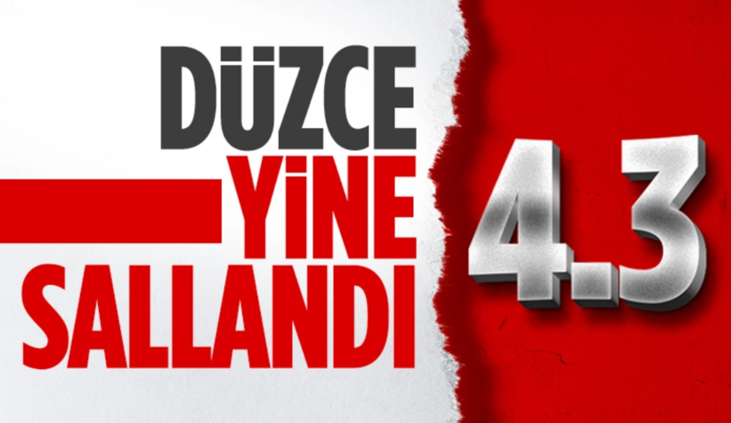 4.3 şiddetinde deprem; Sakarya'da da hissedildi