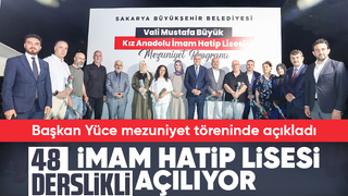 48 derslikli yeni İmam Hatip Lisesi açılıyor