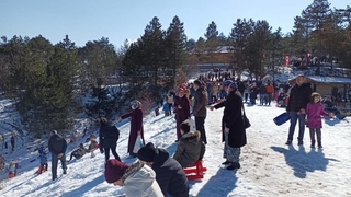 5 bin kişi Kızak Şenliğinde bir araya geldi