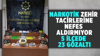 5 ilçede uyuşturucu operasyonu