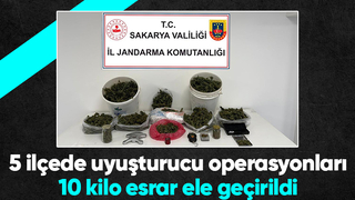 5 ilçede zehir operasyonu