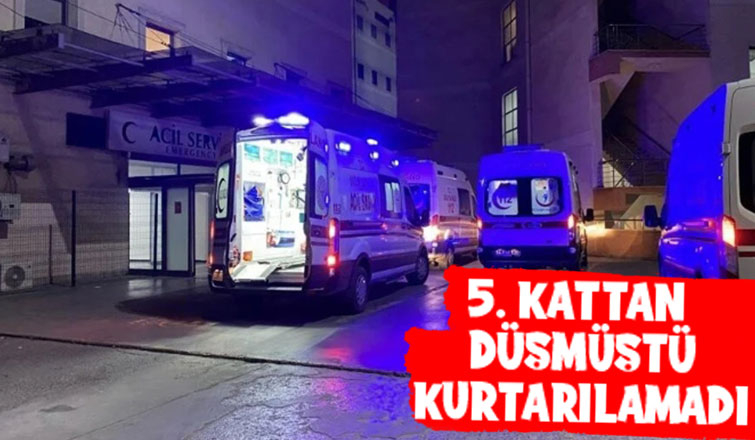 5. kattan düşen çocuk öldü