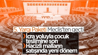 5. Yargı Paketi TBMM'de kabul edildi