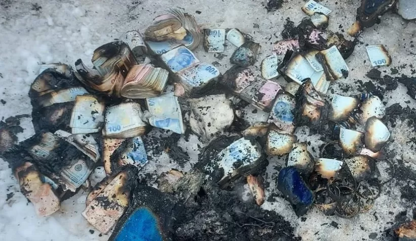 500 bin liralık servet yangında kül oldu