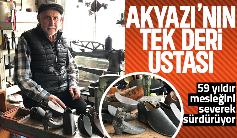59 yıllık deri ustası teknolojiye inat mesleğini yaşatıyor