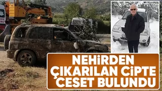 6 aydır kayıptı cesedi aracıyla birlikte nehirden çıktı