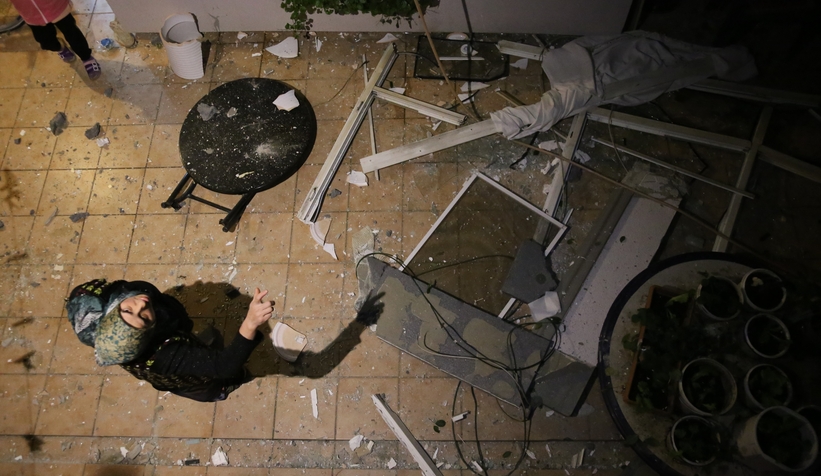 6 katlı binada sıkışan doğalgaz bomba gibi patladı