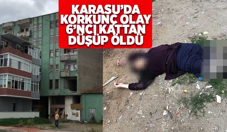 6'ncı kattan düşüp öldü