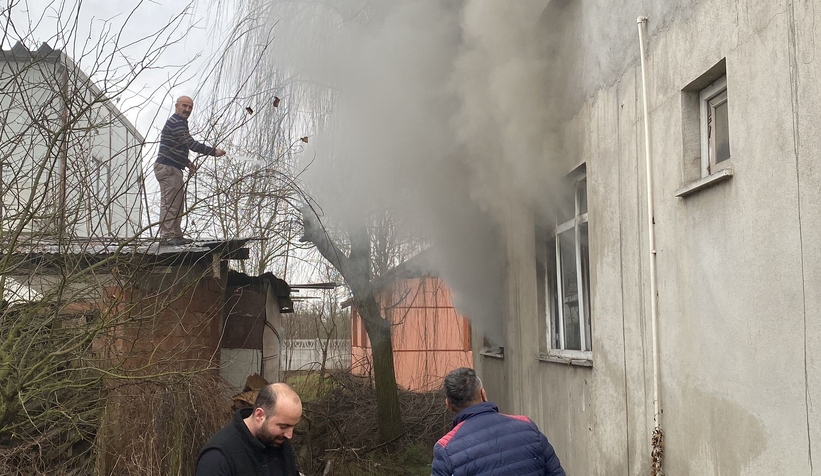 600 bin liralık spor ayakkabılar yandı